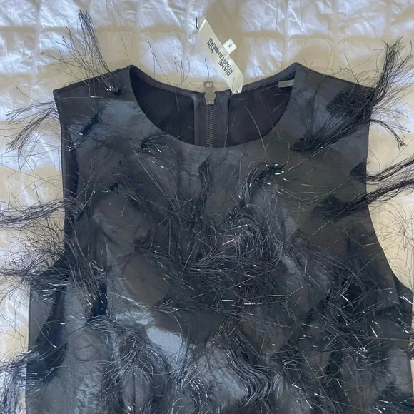 Diane Von Furstenburg Nadi metallic fringe midi dress - Picture 12 of 14